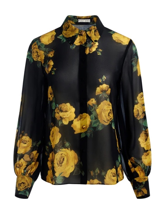 Alice + Olivia Tops - Alice and Olivia Candace Blouse size medium